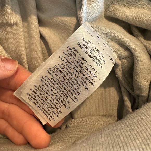 Lauren Ralph Lauren Sparkly Metallic Silver High Rise Full Length Jogger Pants S - Picture 4 of 8